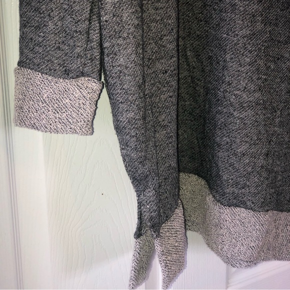 **donating 4/19. Boutique women’s dress or tunic;grey with suede elbow pads. - Picture 6 of 12